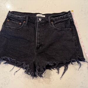 Abercrombie & Fitch Black Jean Shorts